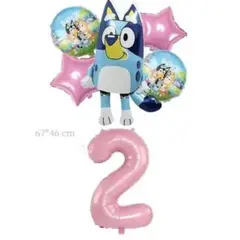 Bluey ブルーイ　バルーンセット 2歳用　風船セット　誕生日