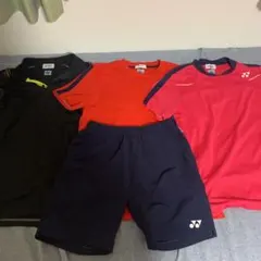 ヨネックス　ユニフォーム三枚セット＋ズボン一点