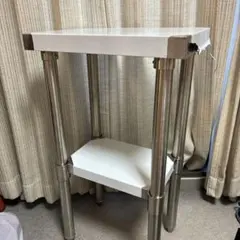 直接お渡しのみ 無印良品スチールユニットシェルフ 棚2段ラック 天