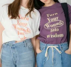 [未使用✨] ❤️Ungrid＊ヴィンテージ ウォッシュロゴ ビッグTee❤️のサムネイル
