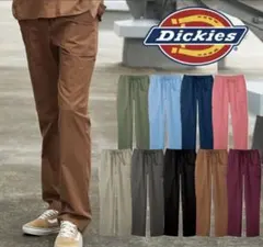 Dickeis スクラブカーゴパンツ　ダークボルドー　Mのサムネイル