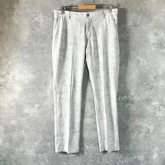 adidas　ナイロンパンツ　ゴルフウエア　グレー　ストレート　薄手　スポーツ