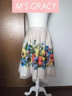 エムズグレイシー ひざ丈スカート