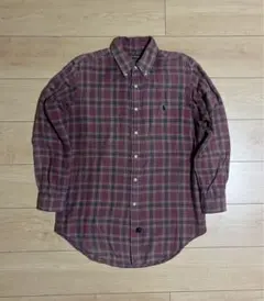 ポロカントリー　ラルフローレン ライトネルシャツ　M