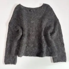 美品✨UNTITLED アンタイトル 日本製 モヘヤ ウール ニット　オーバー