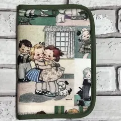 ラスト商品❣️レトロ❣️可愛い男の子女の子❣️クッションマルチケース