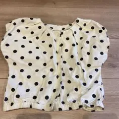 petit main 水玉模様 半袖シャツ 110