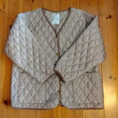 studio CLIP 中綿キルティングジャケット　 ベージュ