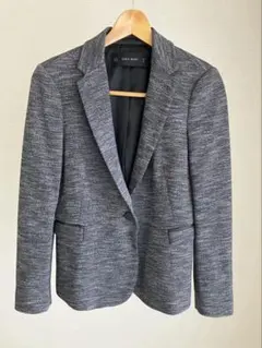 【美品】ZARA BASIC ザラベーシック ツイード風　ジャケット M