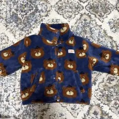 TINY クマ柄 フリース　アウター 2Y タイニーコットンズ