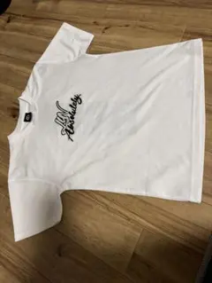 Absolutely 刺繍 ホワイトTシャツ 160