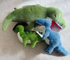 【稀少6体まとめ売り】●肉食恐竜ぬいぐるみ（恐竜時代） ≪7月の新商品≫恐竜時代肉食祭りだわっしょい☆アミューズプライズ