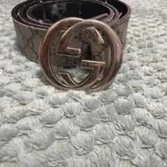 Gucci GGパターン ブラウンベルト