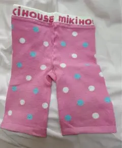 MIKI HOUSE ベビー スパッツ ピンク ドット柄 80cmのサムネイル