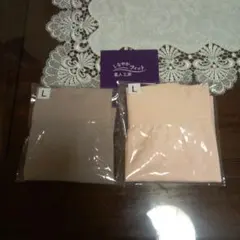 美人工房 　深ばきしなやかフイットショーツ　Lサイズ 2枚セット　一分丈ボトム