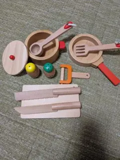 エドインターなど　木製おままごと用食材セット