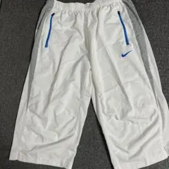 【希少XXL】ナイキ DRI-FIT 7分丈 クロップドパンツ ホワイトメッシュ