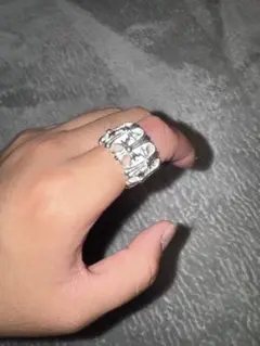 iced outクロスリング　silver925