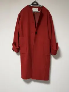 Spick and Span ロングコート レッド