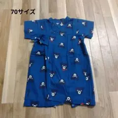 ミキハウス甚平　ロンパース　70サイズ