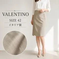 VALENTINO MISS V タイトスカート ベージュ 42のサムネイル
