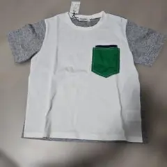 COMME CA FILLE Tシャツ 130cm ホワイト/グレー