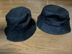 ユニクロ ブラック バケットハット ペア2点セット