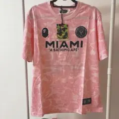 【XLサイズ】インテル・マイアミxアベイシングエイプ Tシャツ BAPE アベイシングエイプ × インテル・マイアミ CF カモ Tシャツ