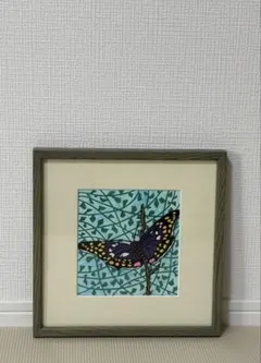 蝶々切絵　額縁付き　45×71 蝶々切絵 額縁付き 45×71 - メルカリ