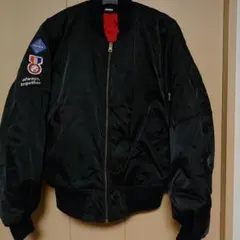 希少 非売品●KONICA コニカ●MA-1タイプフライトジャケット●黒●カメラ