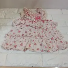 miki HOUSE キッズ ワンピース 100cm 花柄 フリルのサムネイル
