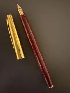 モンブラン万年筆 ボルドーカラー ゴールドトリム ビンテージ - メルカリ