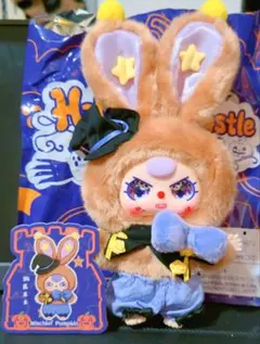 BabyThree ベビースリー ハロウィン限定 400％ かぼちゃ クマ✨ Babythree 400% 公式 涙目セット Baby Three 400% Big Plush