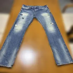 RRLダメージ加工リラックスデニム 36x32 - メルカリ