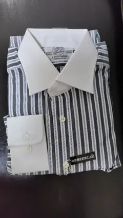 【お値下げ】新品未使用 Harvie&Hudson 高級ドレスシャツ 綿100%