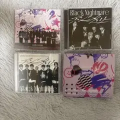 なにわ男子 「アシンメトリー/Black Nightmare」 CD4枚セット