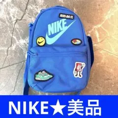 Nike 保冷　大容量　ショルダーバッグ 青　ドリンクホルダー　スポーツ