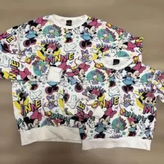 BABYDOLL ミニートレーナー 130cm&レディースM⭐︎親子お揃いセット