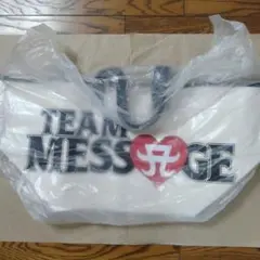 浜崎あゆみTEAM MESSAGEロゴのトートバッグ新品未使用