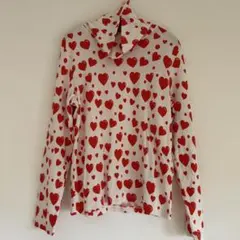 mini rodini ハートのタートルネック　7-9Y