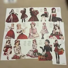 あやちゅけ 様 まとめ売り 人物ステッカー コラージュ素材 国内作家