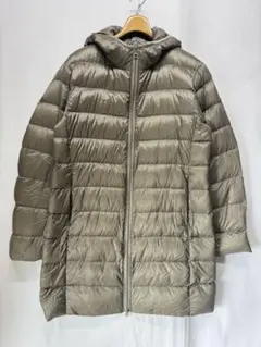 UNIQLO ユニクロ ウルトラライトダウン ロングコート 軽量 ベージュ M