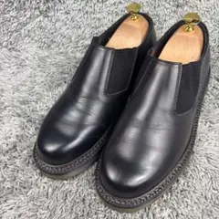 良品✨UNITED TOKYO レザー スリッポン ブラックのサムネイル
