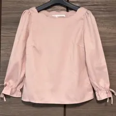 tocco closet スカラップ袖フリルリボンブラウス　トッコクローゼット