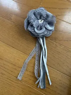 グレー コサージュのサムネイル