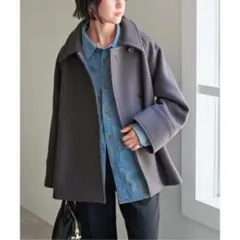 ステンカラー ピーコート