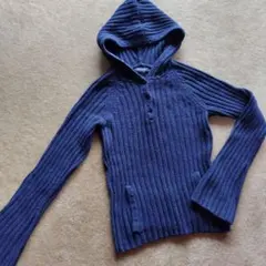 abercrombie キッズＸＬ/レディースＳ☆コットンニット パーカー 美品