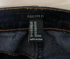 FOREVER 21 スキニーデニム ネイビー 27