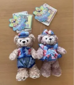 ディズニー 15周年 ダッフィー シェリーメイ ぬいぐるみバッジ セット