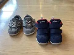 New Balance & ASICS ベビーシューズセット　※どちらも14cm
